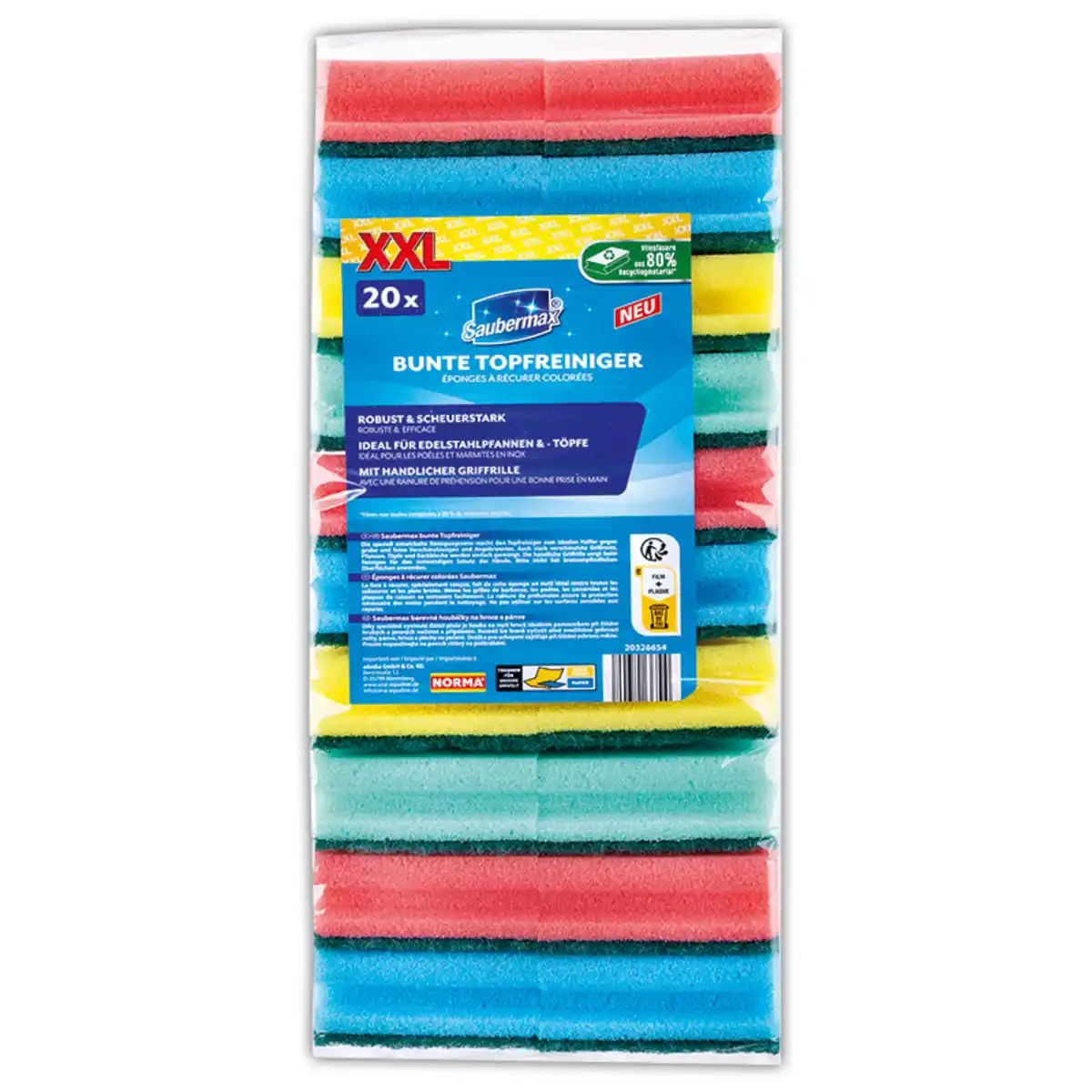 Bild 1 von Saubermax Bunte Topfreiniger XXL
