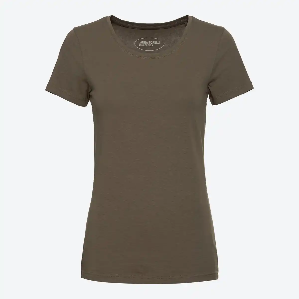 Bild 3 von Damen-T-Shirt mit Rundhalsausschnitt
