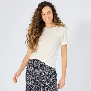 Damen-T-Shirt aus Modal-Mix