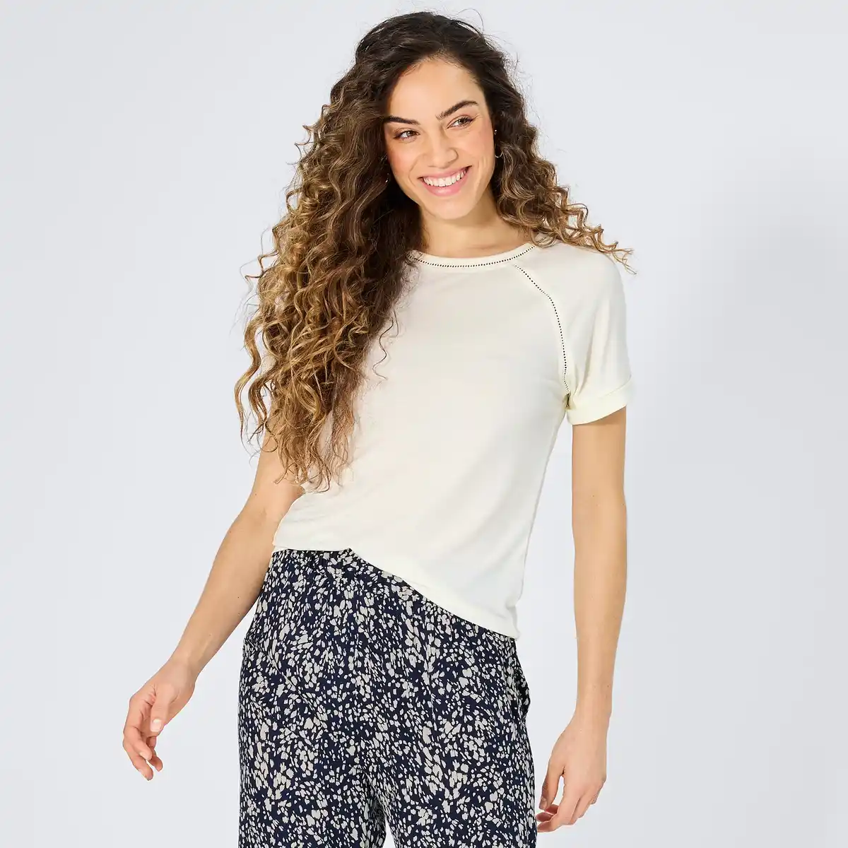 Bild 1 von Damen-T-Shirt aus Modal-Mix