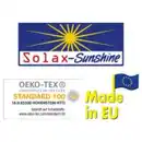 Bild 2 von Solax-Sunshine Niedriglehner-Polsterauflage, je ca. 98 x 50 x 5 cm - Karo Rot, 2er-Set