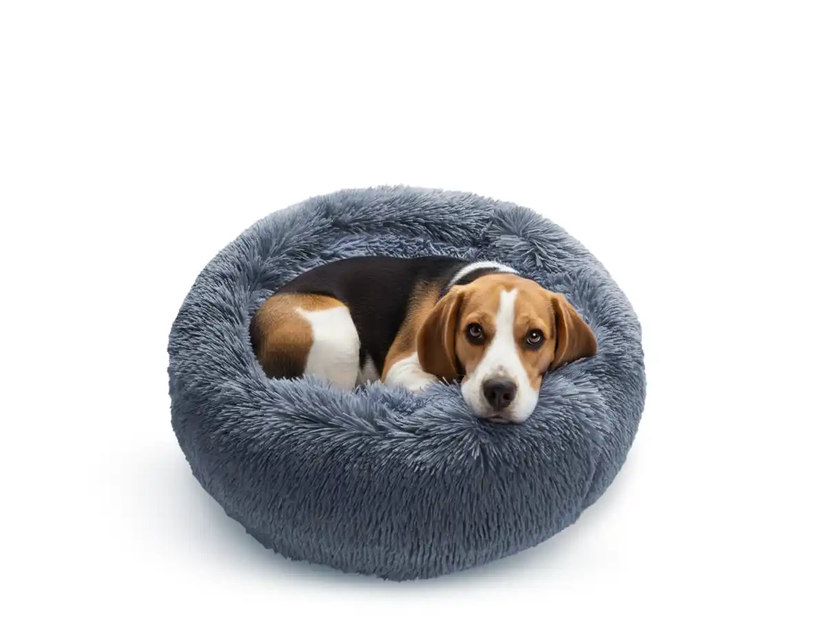 Bild 1 von Haustierbett für Hunde und Katzen Ø ca. 50 cm, grau