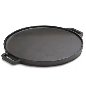 2 in 1 Grillplatte rund