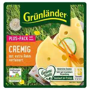 GRÜNLÄNDER Plus Pack 156 g, Cremig