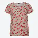 Bild 1 von Damen-T-Shirt mit Knopfleiste