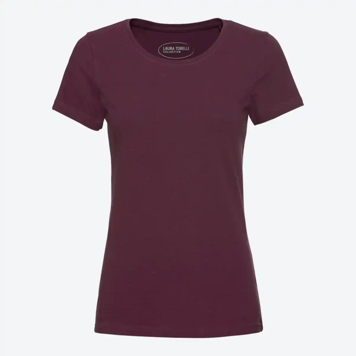 Bild 2 von Damen-T-Shirt mit Rundhalsausschnitt