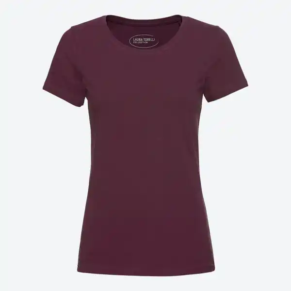 Bild 2 von Damen-T-Shirt mit Rundhalsausschnitt