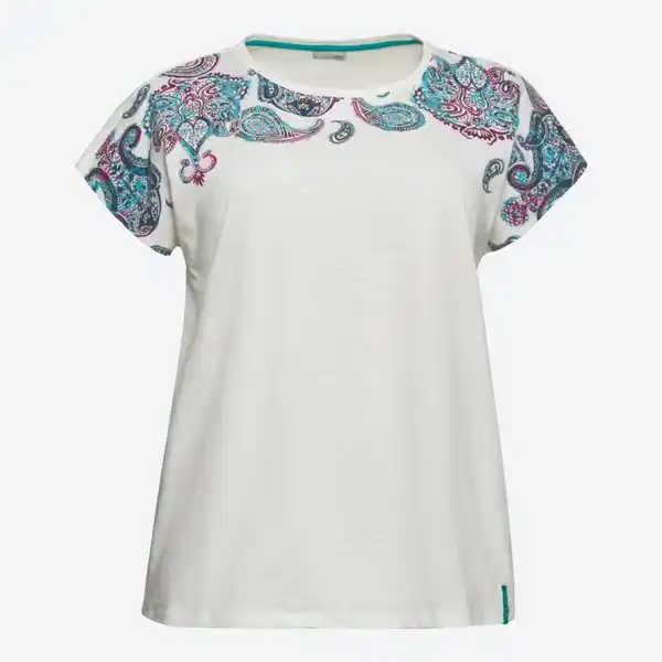 Bild 2 von Damen-T-Shirt mit Paisley-Muster, große Größen