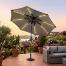 Bild 1 von LED-Solar-Sonnenschirm