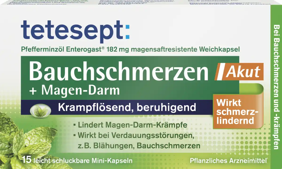 Bild 1 von tetesept Bauchschmerzen Akut Mini-Kapseln
