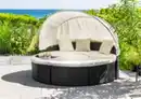 Bild 2 von Outdoor Sonneninsel mit Sonnenschutz, inkl. Auflagen, Polyrattan
