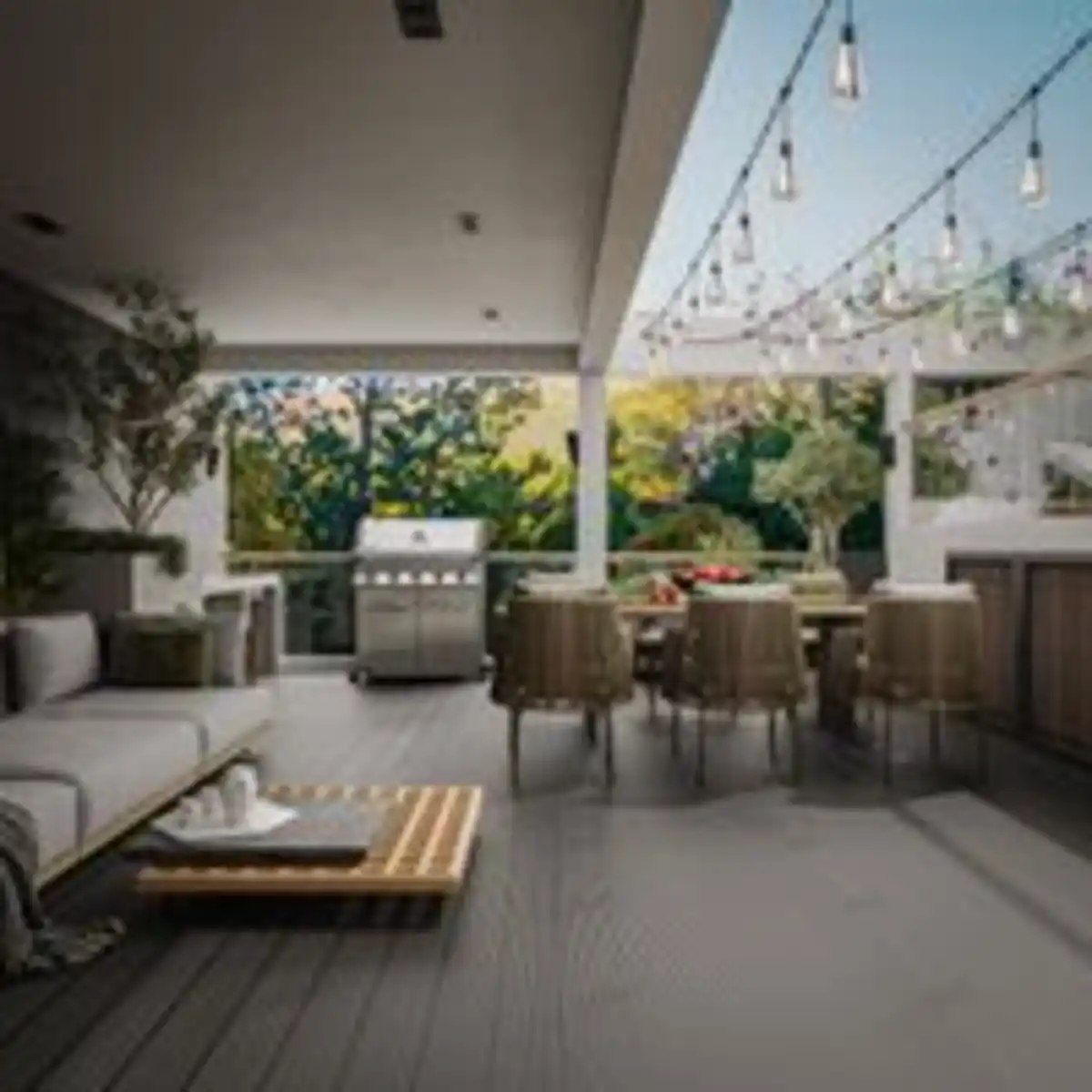 Bild 2 von 5m² WPC Terrassendiele mit Zubehör Anthrazit