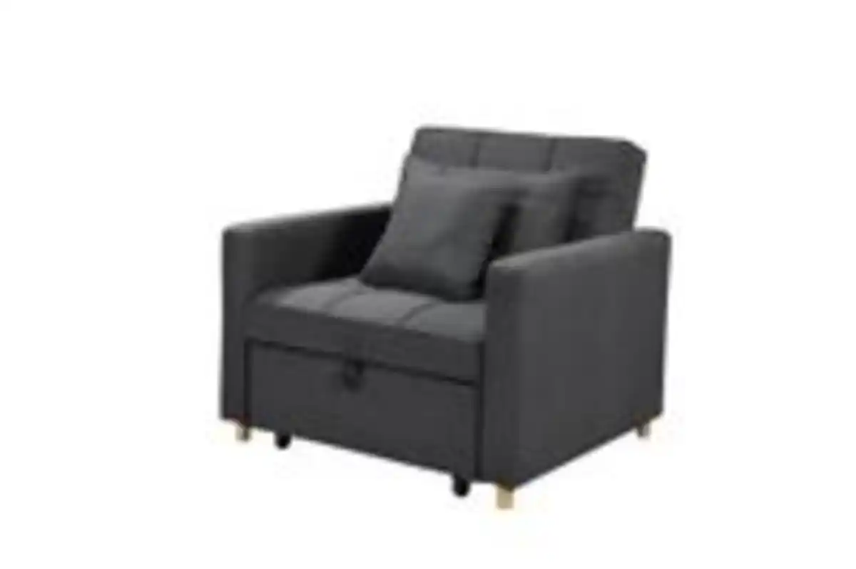 Bild 2 von Sofabett inkl. Kissen, ca. 101 cm x 95 cm x 88 cm - Dunkelgrau