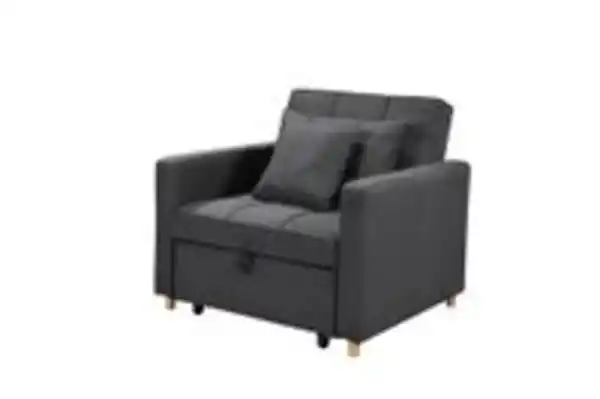 Bild 2 von Sofabett inkl. Kissen, ca. 101 cm x 95 cm x 88 cm - Dunkelgrau