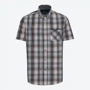 Herren-Kurzarmhemd mit Kontrastdetails