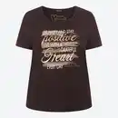 Bild 3 von Damen-T-Shirt mit Frontaufdruck, große Größen