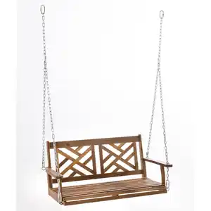 Gartenschaukel für 2 Personen aus Akazienholz mit FSC, ca. 125 x 64 x 56 cm