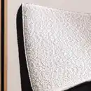 Bild 3 von 2tlg. Tatami-Sessel mit Hocker -Schwarz/Weiß