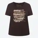 Bild 2 von Damen-T-Shirt mit Frontaufdruck, große Größen