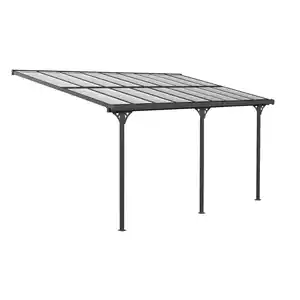 Westmann Terrassendach Aluminium B x T: 556 cm x 300 cm Schwarz