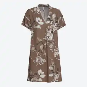 Damen-Bluse aus Viskose-Leinen-Mix