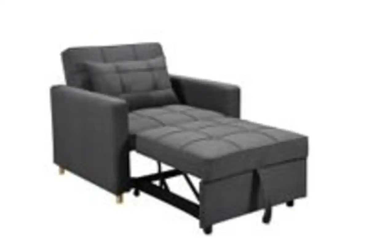 Bild 3 von Sofabett inkl. Kissen, ca. 101 cm x 95 cm x 88 cm - Dunkelgrau
