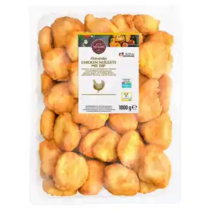 MEINE METZGEREI Chicken Nuggets mit Dip XXL 1 kg