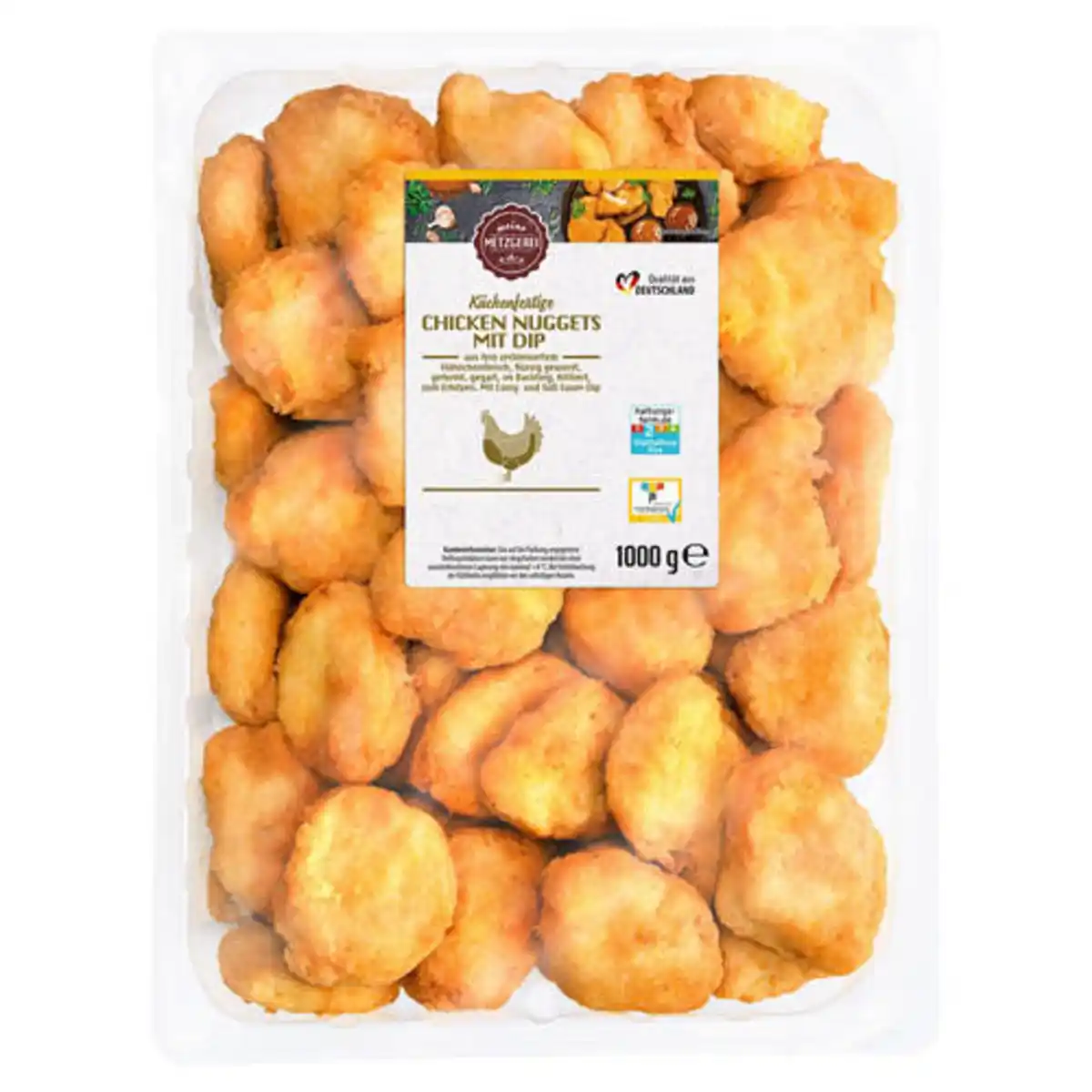 Bild 1 von MEINE METZGEREI Chicken Nuggets mit Dip XXL 1 kg