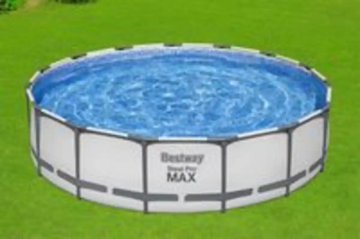 Bild 3 von Steel Pro MAX™ Frame Pool Komplett Set mit Filterpumpe Ø 457 x 107 cm - Lichtgrau