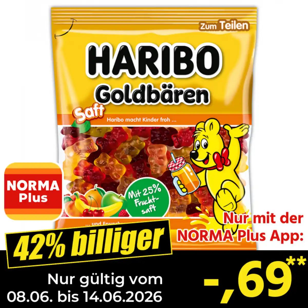 Bild 1 von Haribo Fruchtgummi