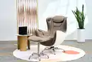 Bild 1 von Elektrischer Massagesessel mit Hocker, Heizfunktion und 2D Modus, ca. 110 x 68 x 110 cm - Braun
