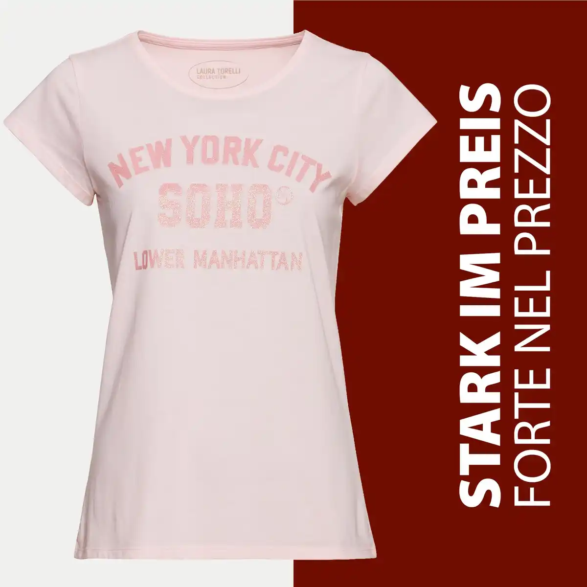 Bild 1 von Damen-T-Shirt mit Frontprint