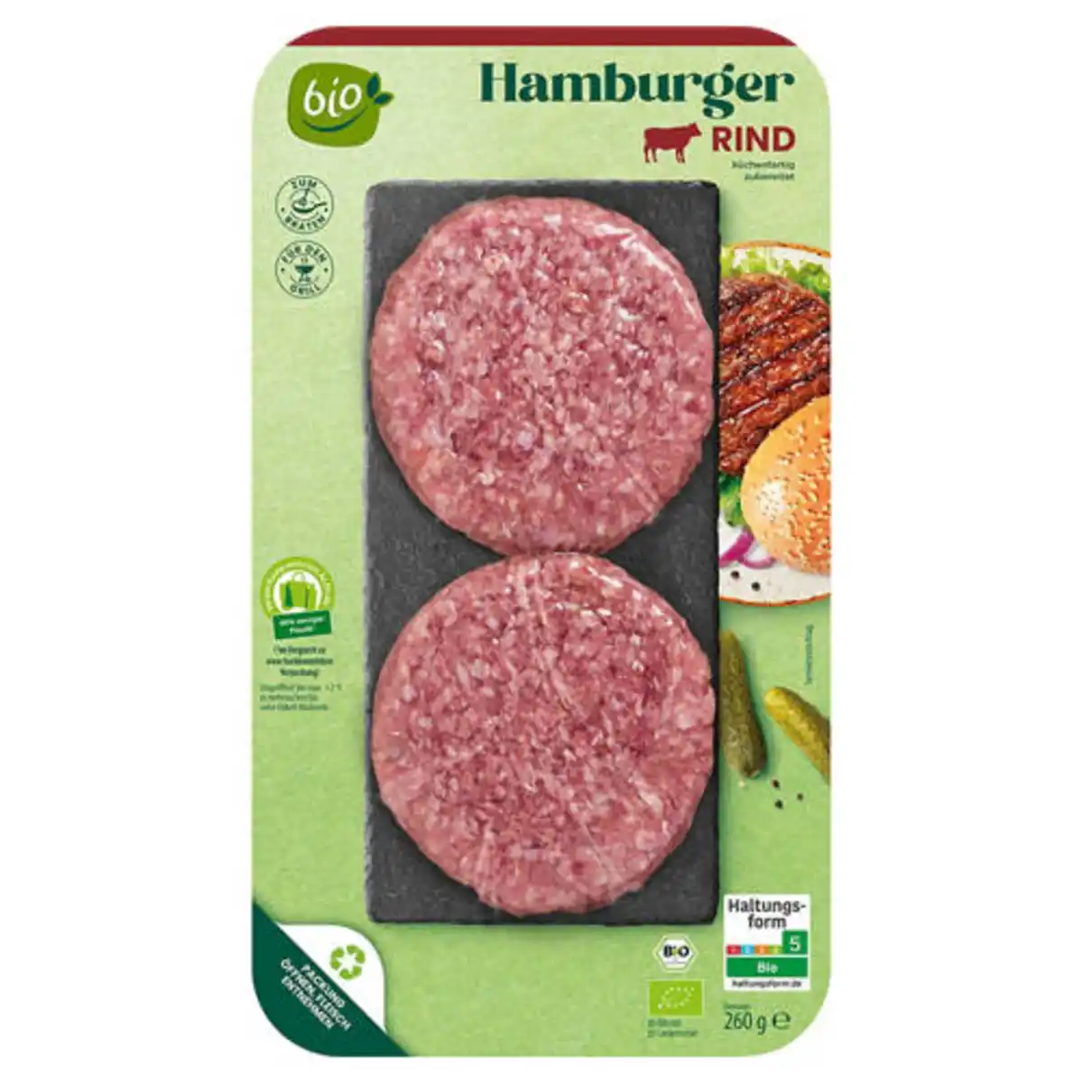 Bild 1 von Bio-Rinder-Burger 260 g