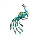 Bild 1 von LED Solar Wandleuchte "Pfau"