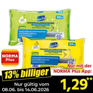 Saubermax Feuchte Allzwecktücher