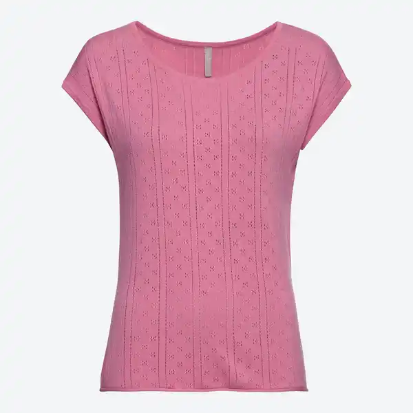 Bild 3 von Damen-T-Shirt in Ajour-Desing