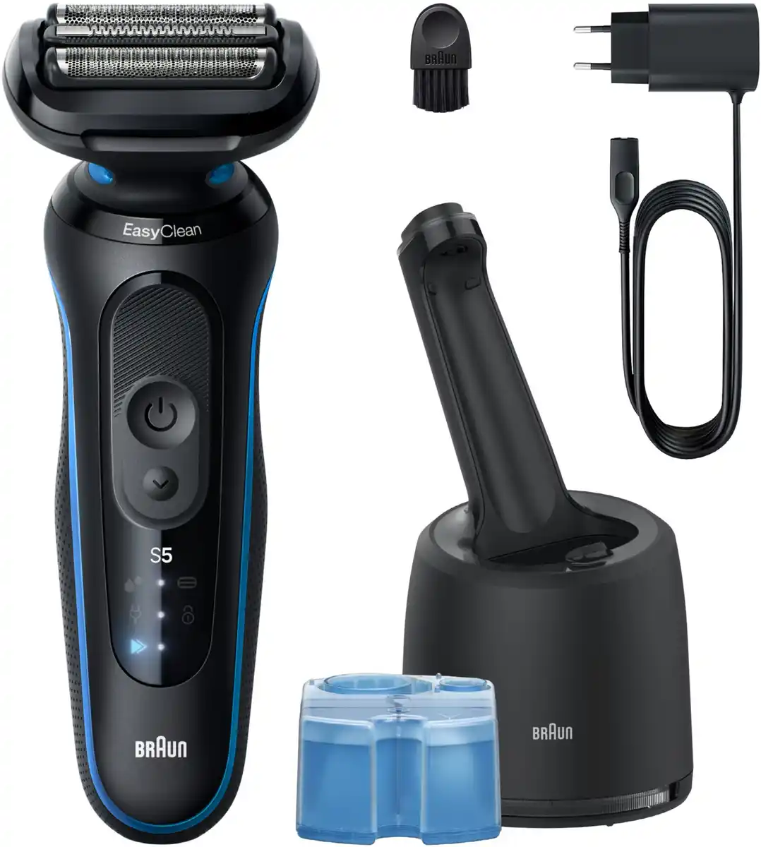 Bild 1 von 52-B7000cc Series 5 Trocken-Nass Rasierer blau