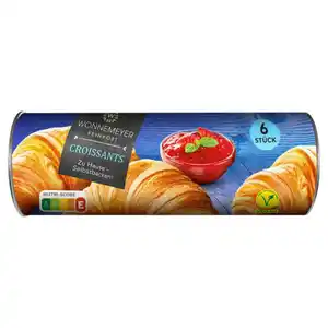 WONNEMEYER Frühstücksbackwaren 340 g, Croissants