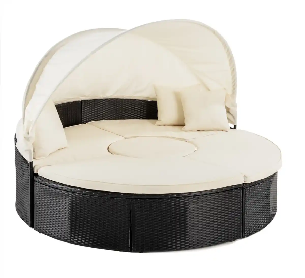 Bild 1 von Outdoor Sonneninsel mit Sonnenschutz, inkl. Auflagen, Polyrattan