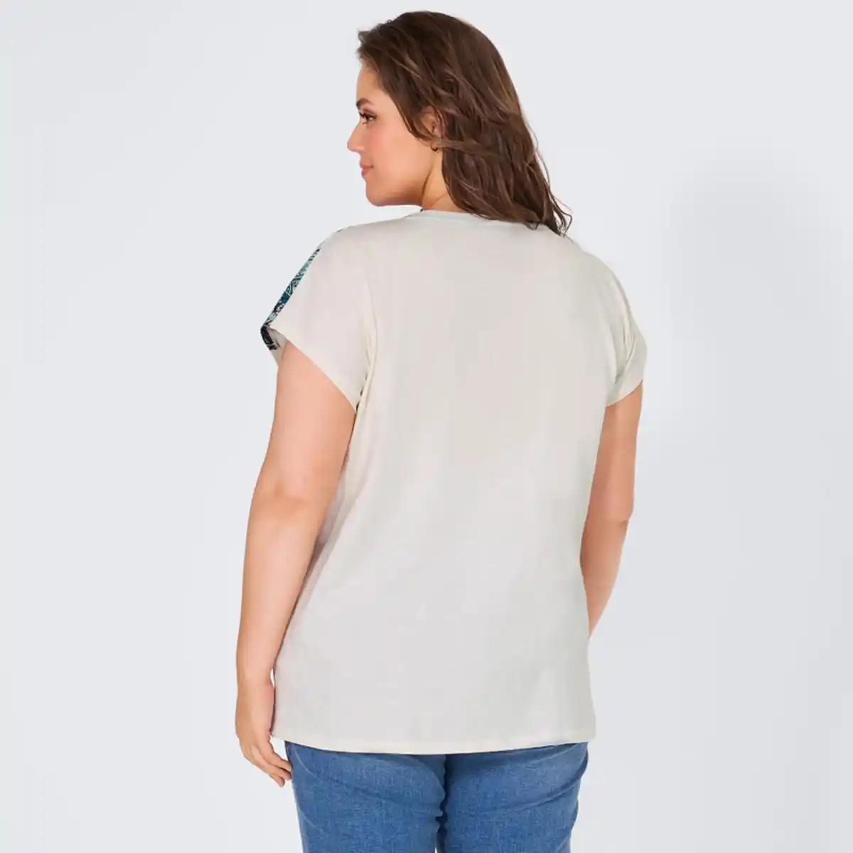 Bild 4 von Damen-T-Shirt mit Paisley-Muster, große Größen