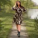 Bild 1 von Damen-Kleid aus Viskose, große Größen