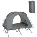 Bild 1 von SoBuy 4in1-Zelt mit Campingliege für 2 Personen Metall Oxford-Nylon Grau OGS60-L-HG