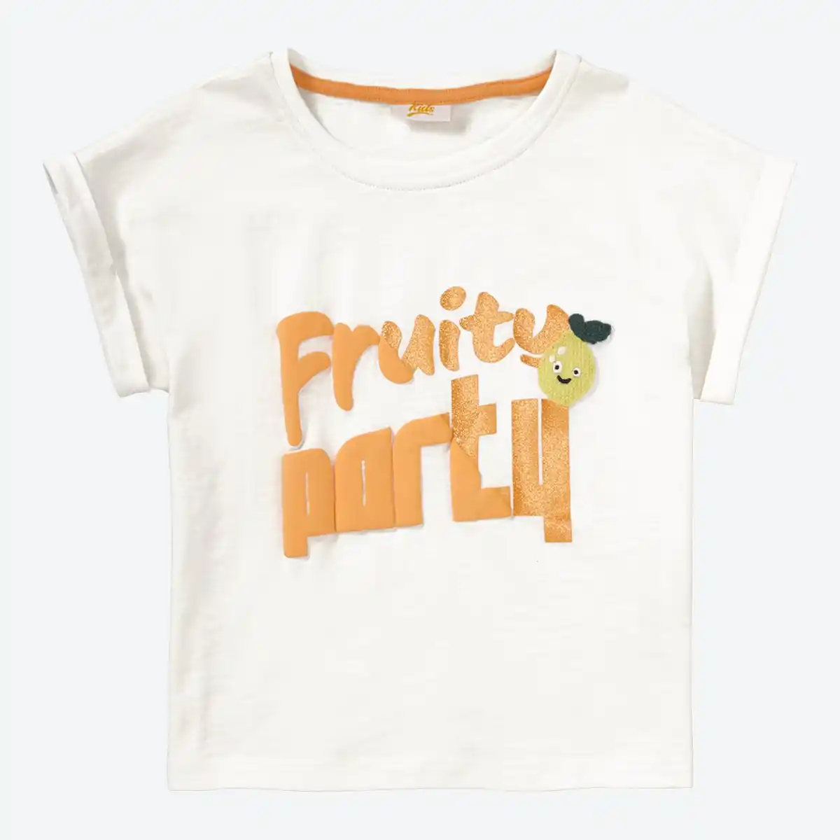 Bild 1 von Kinder-Mädchen-T-Shirt mit glitzerndem Aufdruck