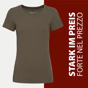 Damen-T-Shirt mit Rundhalsausschnitt