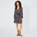 Bild 1 von Damen-Chiffon-Kleid mit Gürtel