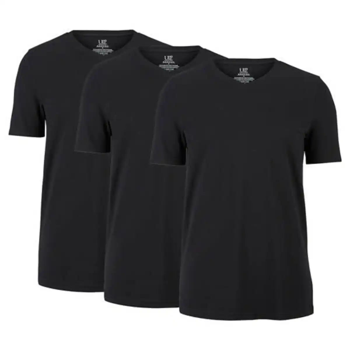 Bild 1 von UP2FASHION BASICS Herren Unterhemd 3er-Pack, Schwarz, M