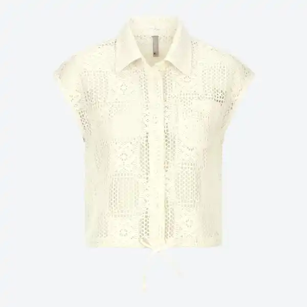 Bild 2 von Damen-Blusenshirt in Ajour-Strick