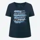 Bild 2 von Damen-T-Shirt mit Frontaufdruck, große Größen