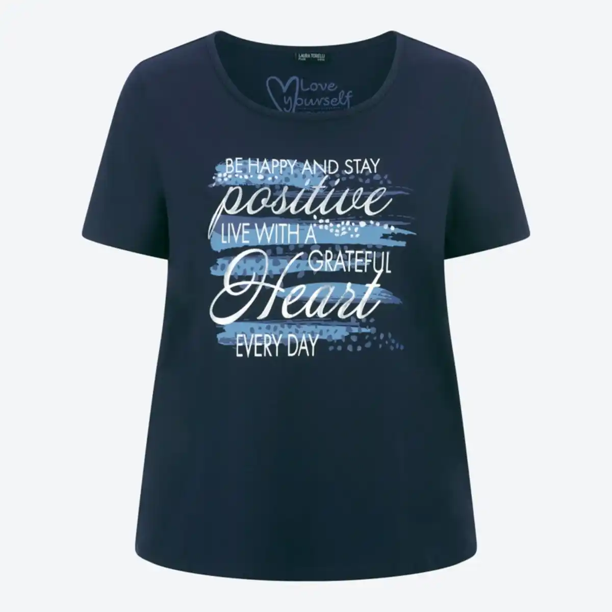 Bild 2 von Damen-T-Shirt mit Frontaufdruck, große Größen