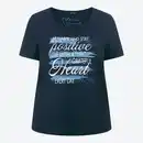 Bild 3 von Damen-T-Shirt mit Frontaufdruck, große Größen